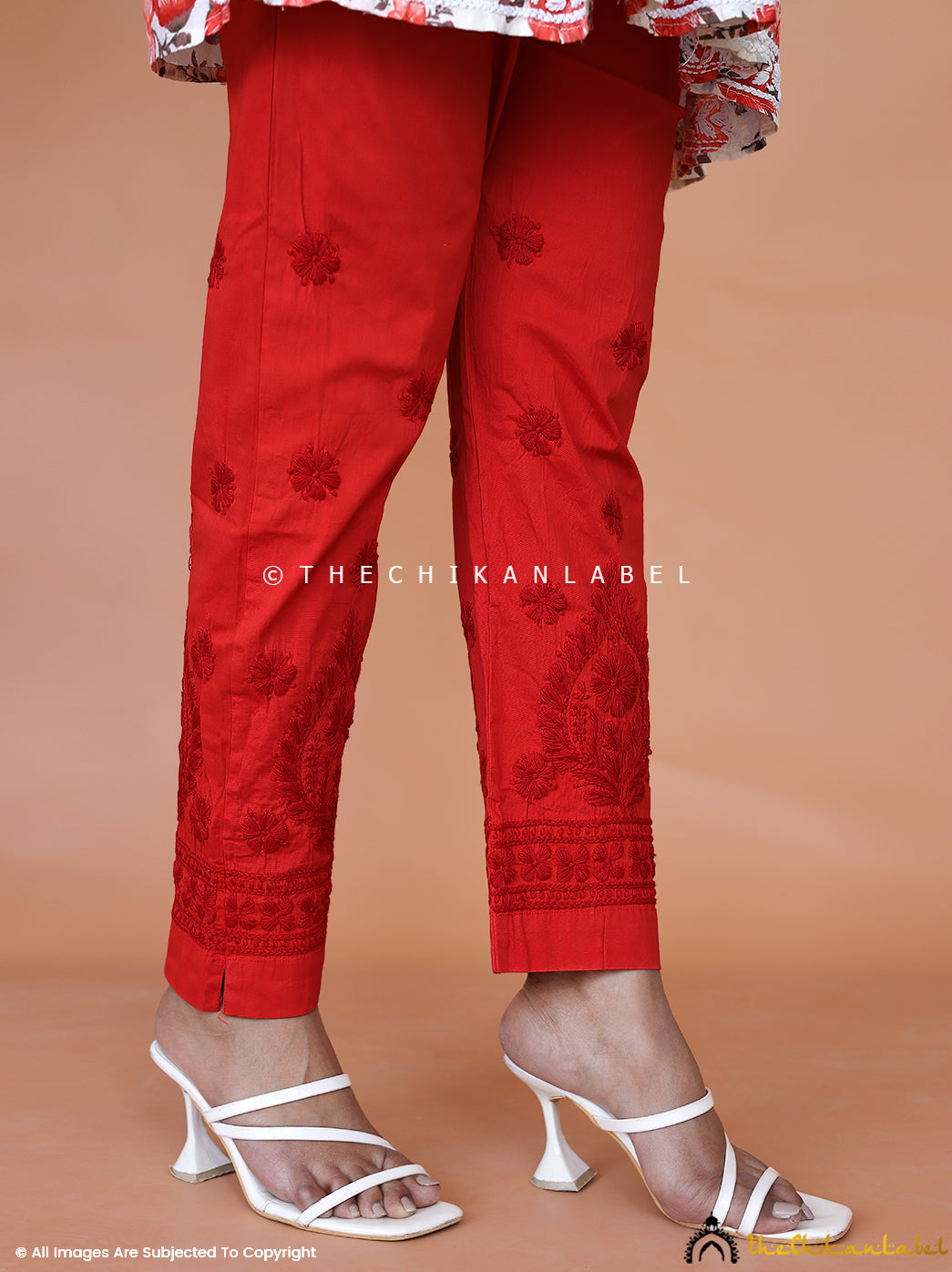 Shop Mustard Lucknow Chikankari Cotton Straight Pant Suit After Six Wear  Online at Best Price | Cbazaar